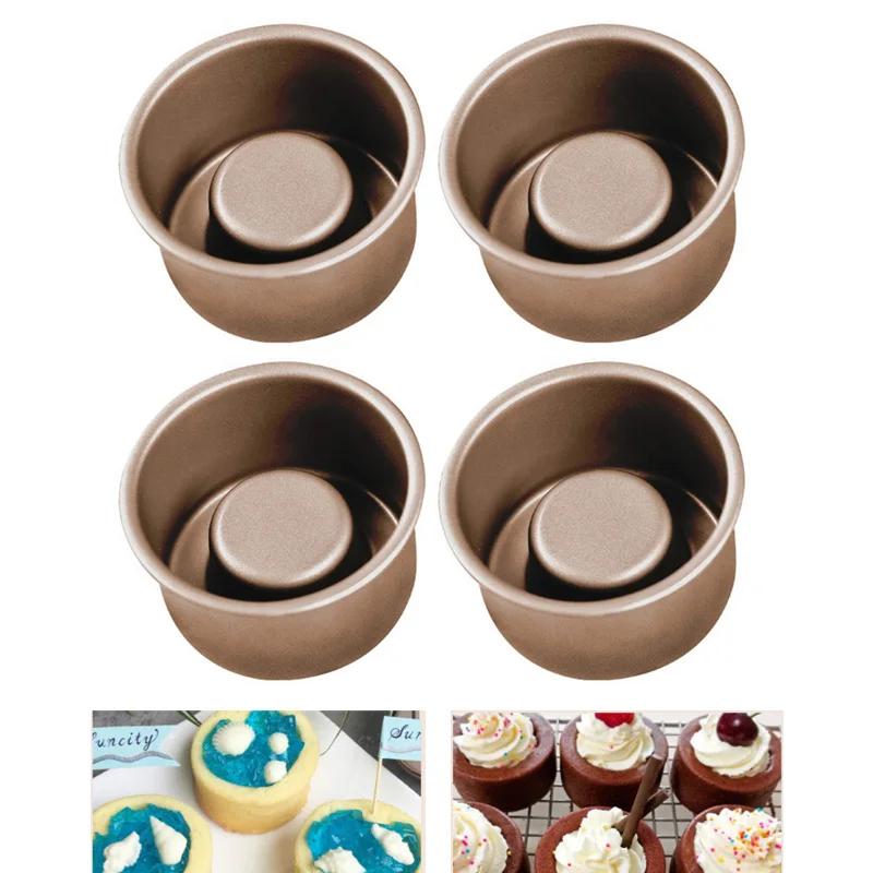 

4/6/8 шт., 8,5 см, круглая стандартная форма для торта из углеродистой стали, форма для выпечки, мини-Сковорода для торта, инструменты для выпечки...