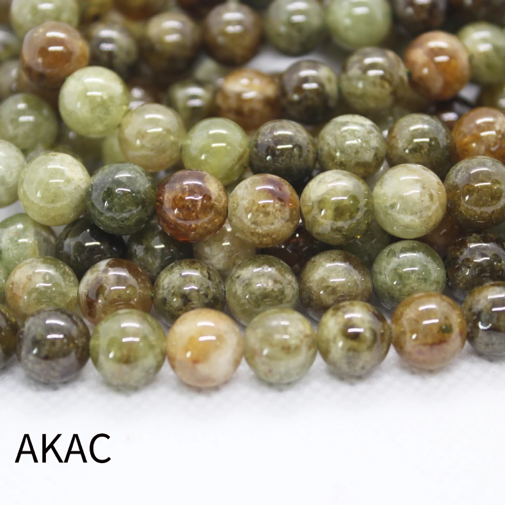 

Бусины AKAC 100% примерно 8 мм, 46-48 бусин, россыпью, 1 нить/комплект