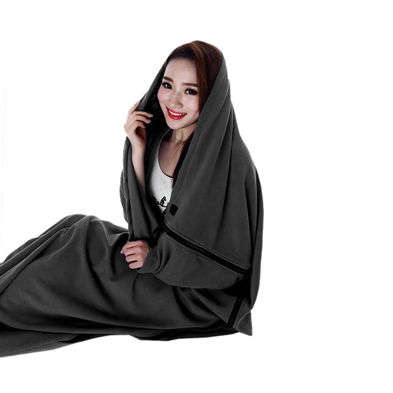 

Многофункциональный флисовый мягкий спальный мешок для взрослых для отдыха на открытом воздухе кемпинга портативная Ультралегкая уличная...