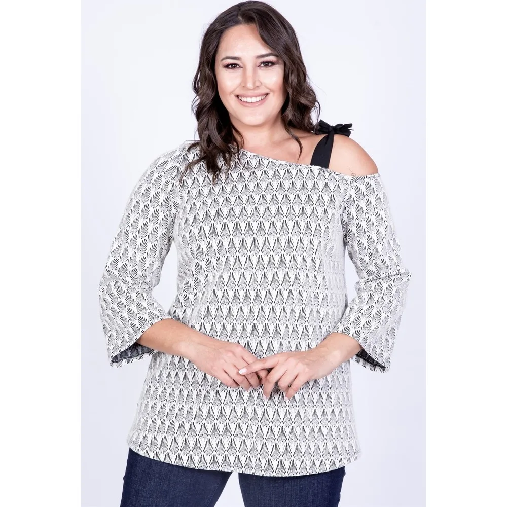 

Dorlie, низкая блузка Omuzlu со шнуровкой, цвет белый, M 35080