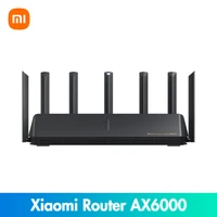 xiaomi ax6000 aiot wifi router 6 6000mbps dual band support ofdma mesh network with 6 wifi external signal amplifier