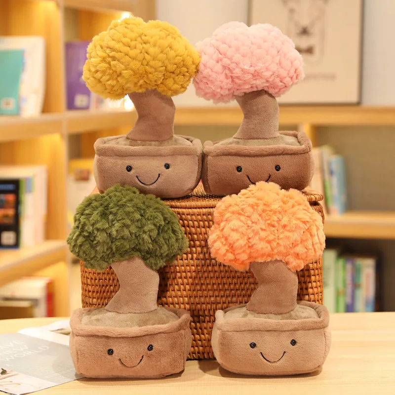 

Новинка, Подлинная плюшевая игрушка Jellycat в европейском и американском стиле, цветочный горшок, декоративные украшения, милый подарок для де...