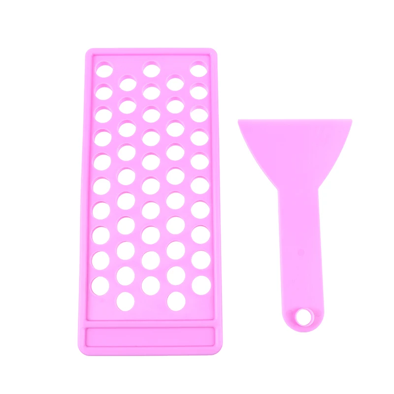

2Pc/Set Diy Lip Balm Lip Gloss Crafting Kit Wax Pouring Tray Spatula Scraper Set