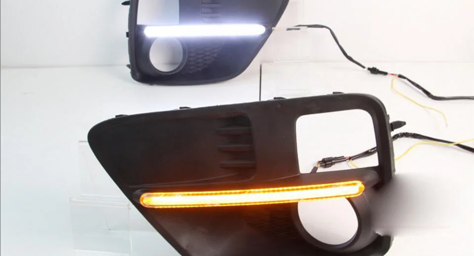 Автомобильные аксессуары бампер фара для Subaru WRX дневная 2015 ~ 2017y двигатель DRL