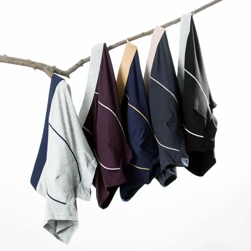 Мужские брифы трусы-боксеры нижнее белье большого размера свободные шорты