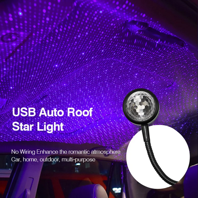 

Мультимодальная Светодиодная лампа-проектор со звездным небом и USB