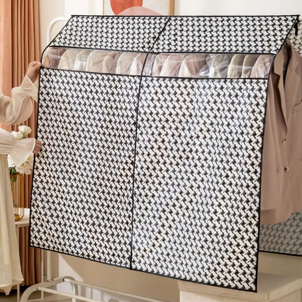 

Waterproof Visible Window Home Clothes Hanging Dust Cover Household Accessories