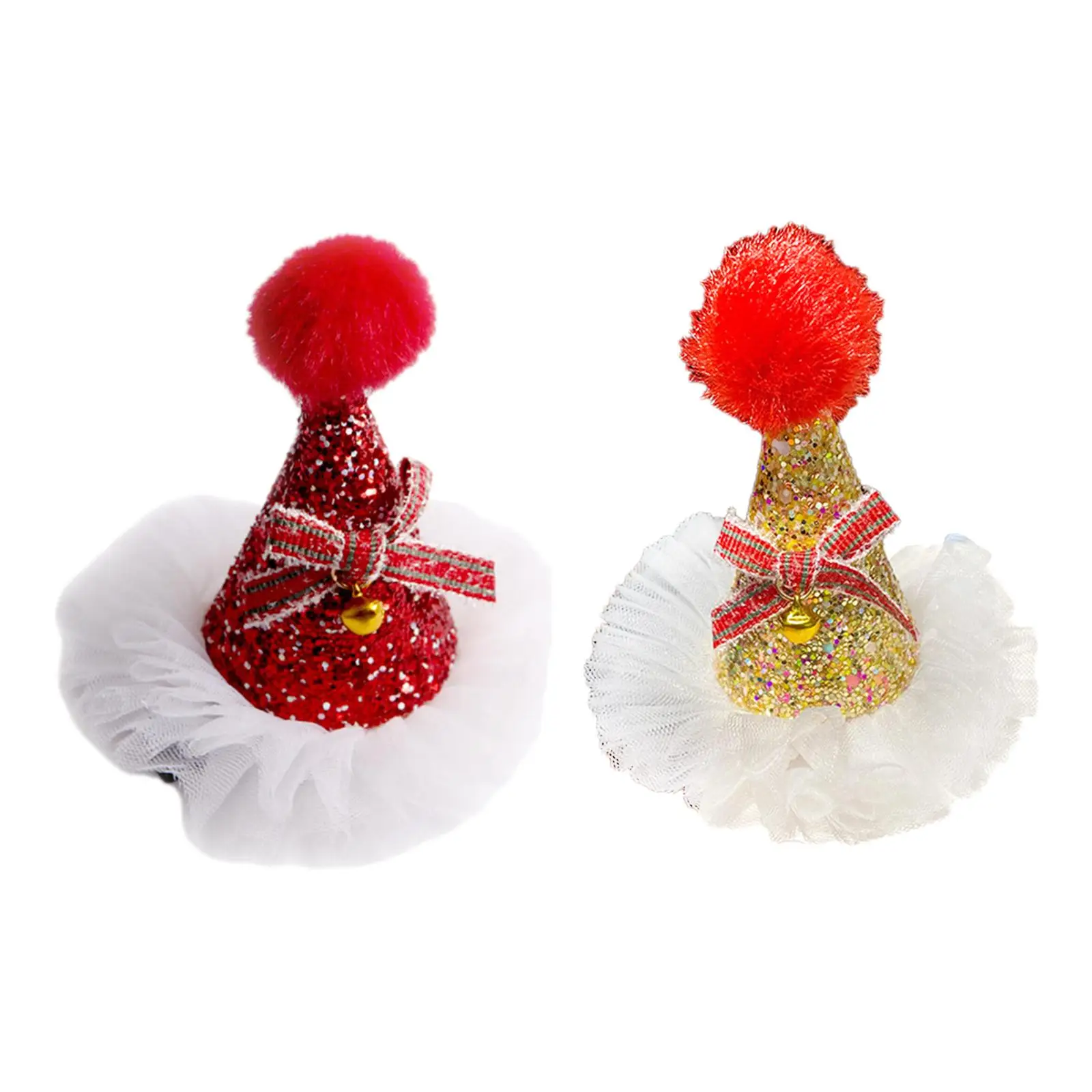 

Xmas Hat Hairpin Ornaments Christmas Hair Clip for Festival Birthday Adults Kids Children