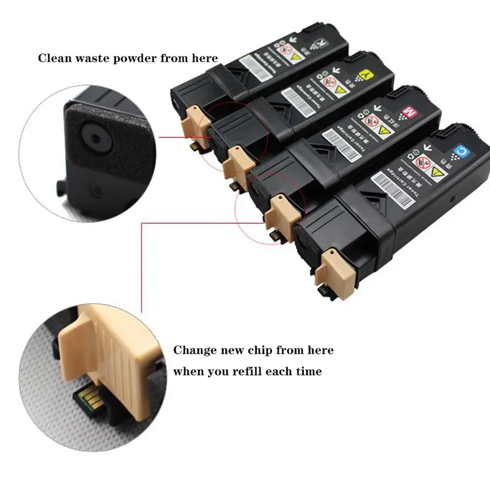 Новый OEM-картридж с тонером для Xerox Phaser 6500 6500DN 6500N WorkCentre 6505 6505DN 6505N 106R01597 106R01591 106R01592