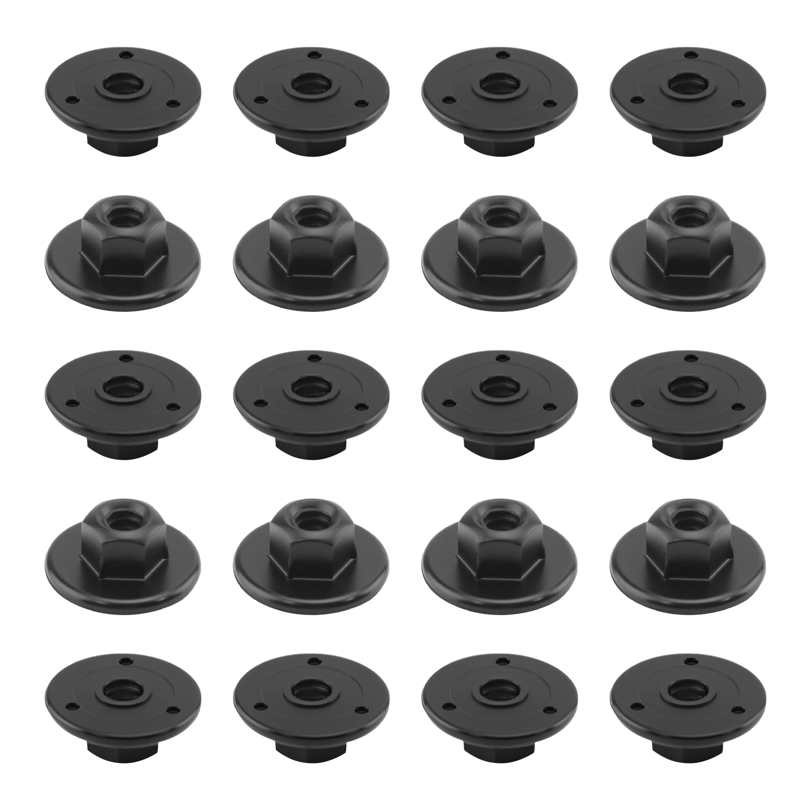 

20 шт. автомобильные зажимы, фиксатор шасси, задний бампер, брызговик для 10 мм шестигранной головки, пластиковая саморезная гайка 07147169847 для BMW