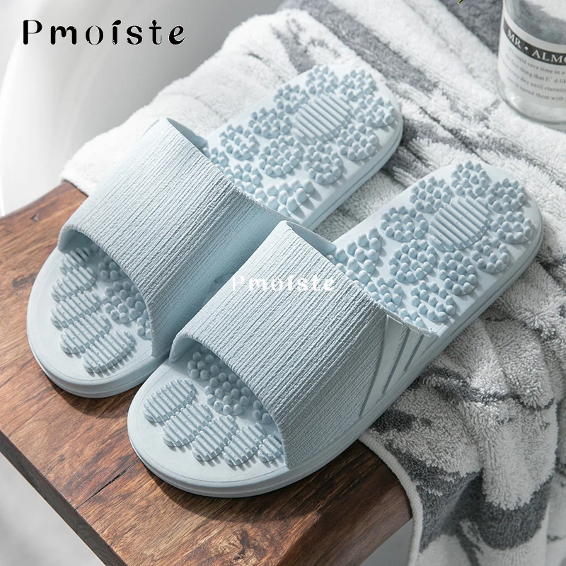 

Women's Home Slippers Massage Soft Slipper Wear-resistant Comfortable Shoe for Women Non-slip Bathroom Slides Breathable