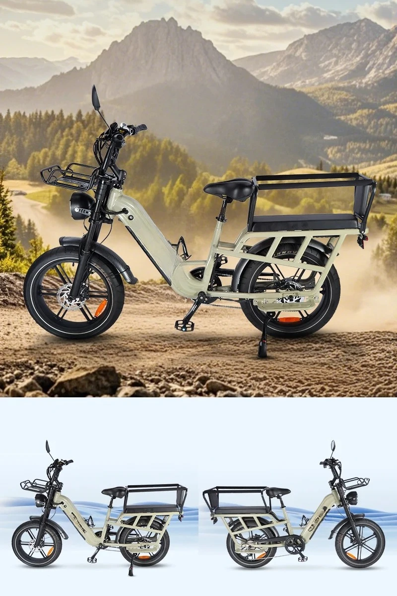 Электрический городской велосипед TcItalian OUXI Q10 250W 48V с 20-дюймовыми колесами, двойными дисковыми тормозами, 7-скоростной трансмиссией и батареей на 60 километров. (art.: 3920db416cc77) - 3920db416cc77
