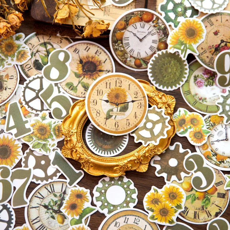 

100pcs/lot Memo Pads Material Paper All About Time Journal Scrapbooking paper Background Decoration stationery