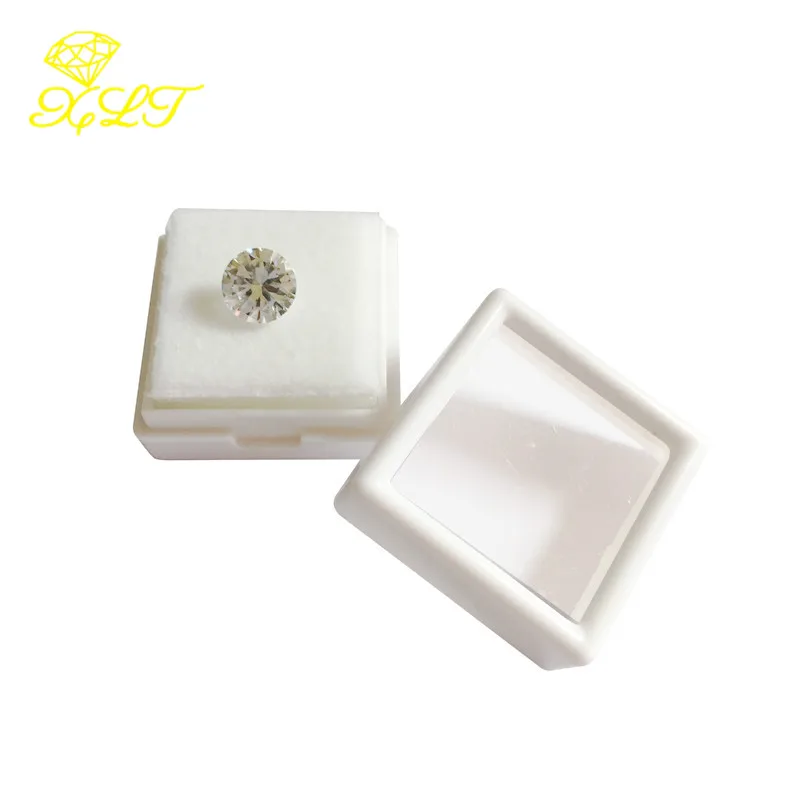 Bare Stone Display Box Loose Stone Storage Box Bare Stone Jewelry Beads Display Square Plastic Gem Transparent Box