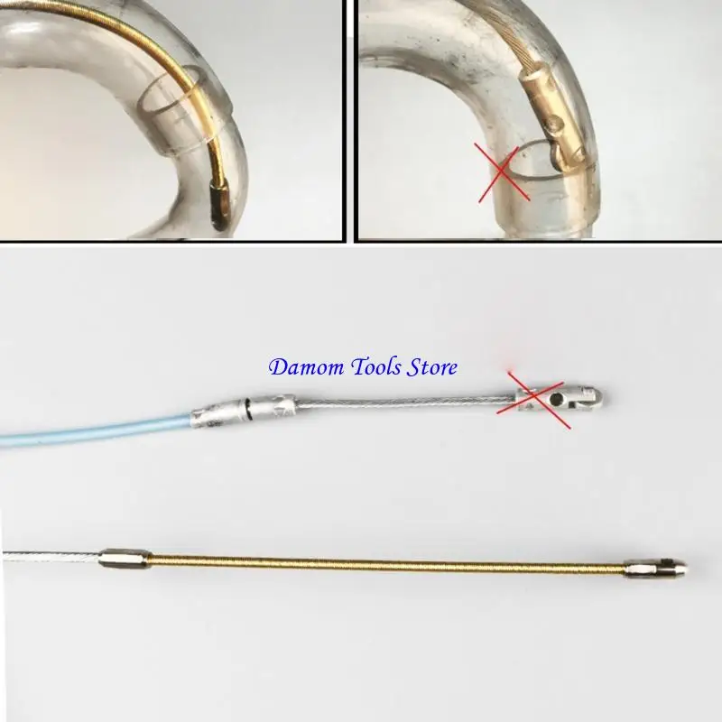 Фото 57be Compact Wire Traction Fish Late Fastener Labe Leage и веревка для крепежа №4