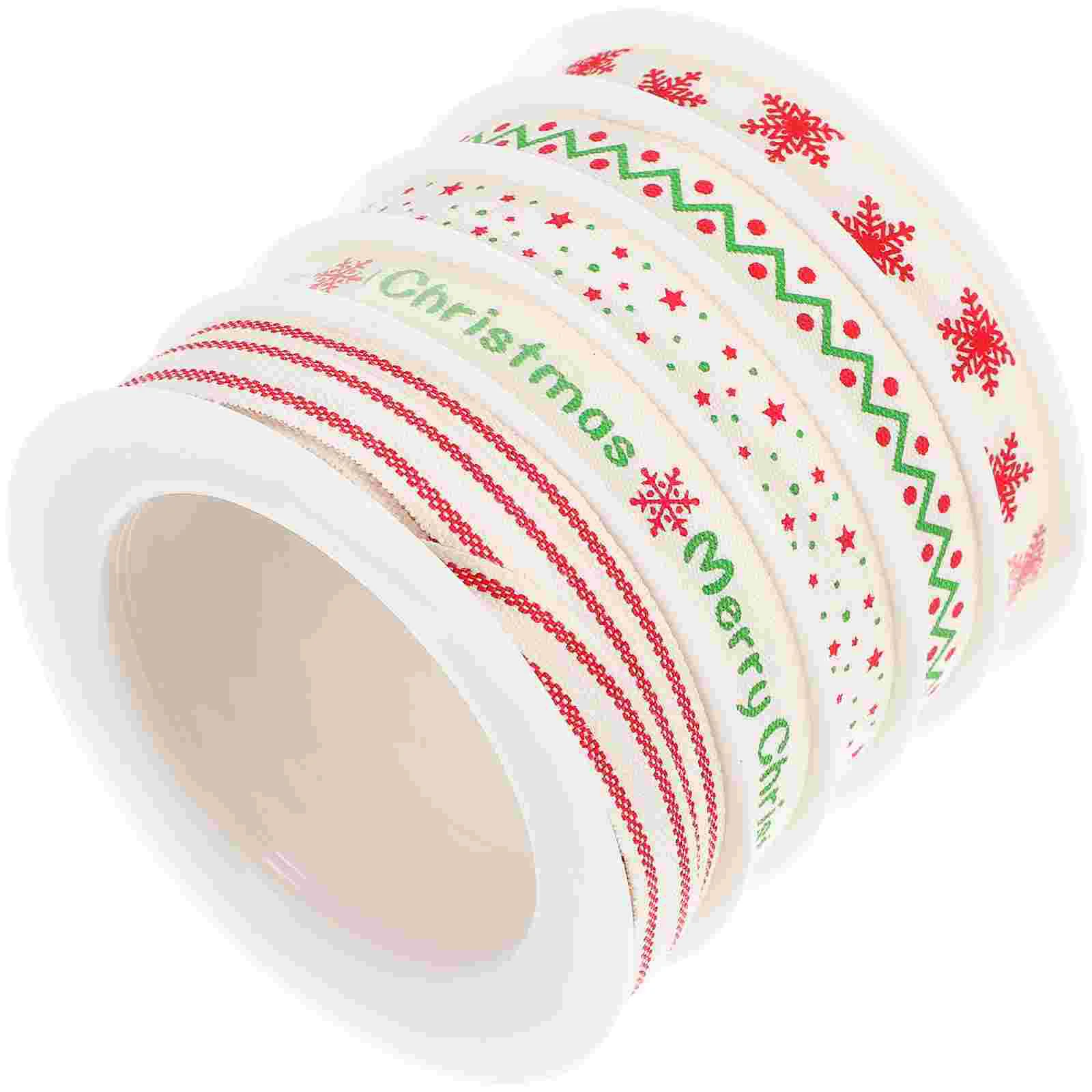 

Ribbon Christmas Gift Burlap Fabric Wrapping Wired Tree Craft Stripes Making Ornaments Bow Hair Packaging Ribbons Wrap Present