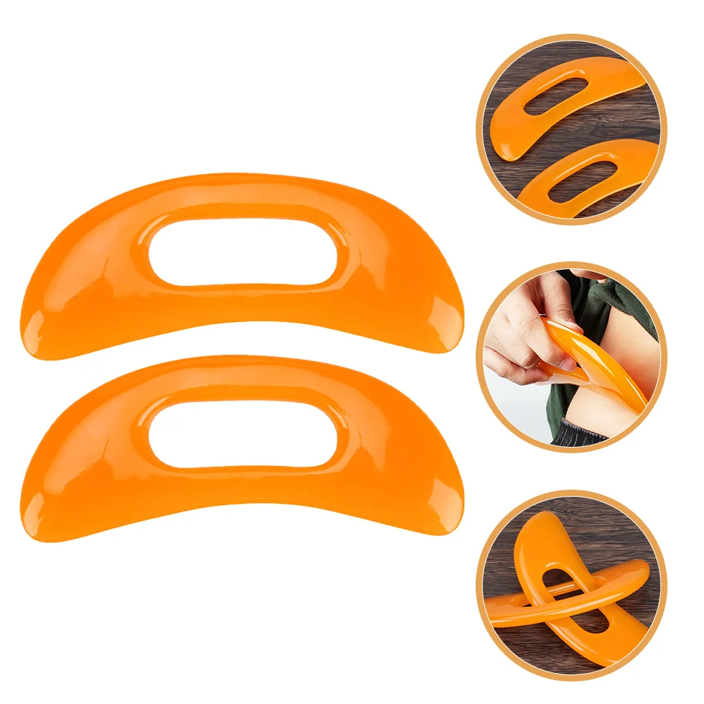 

2 Pcs Scraping Board Body Massage Tools Resin Muscle Scraper Natural Compact Home Back
