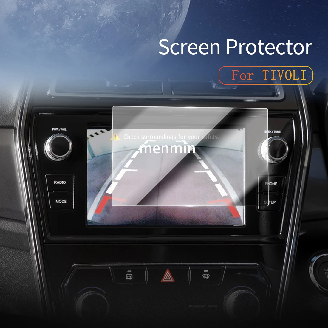 Автомобильные наклейки Dash Carplay зеркало защитная пленка для экрана дисплей