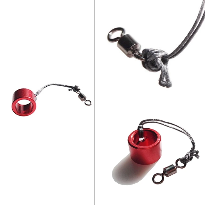 

Hot Archery Aluminum Alloy Bow Fishing Slider Tips OD 14Mm Id10mm Head Point Safety Slide For Camping Accessories