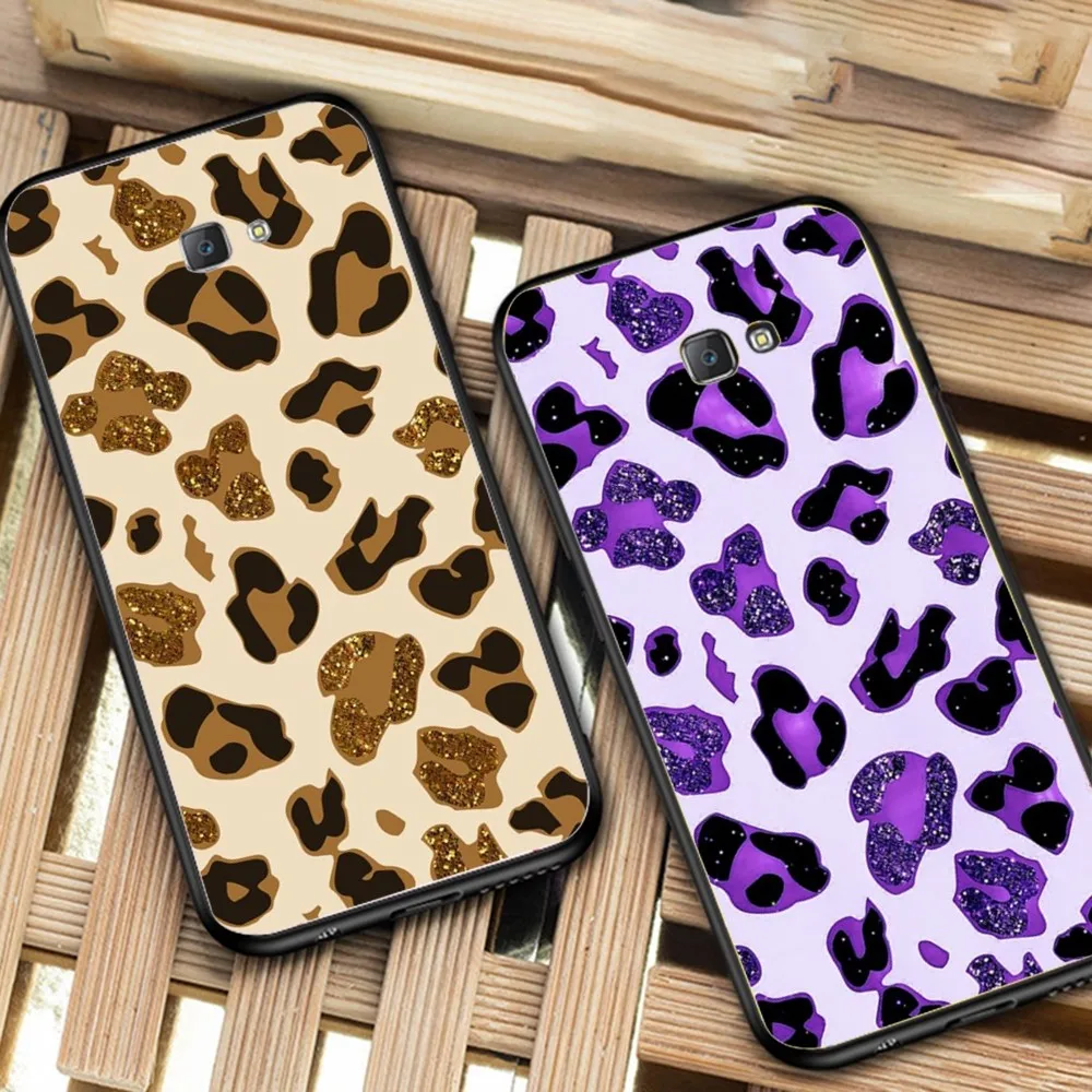 Чехол для телефона с леопардовым принтом Samsung J 7 Plus 7core J7 Neo J6 Prime J4 J5 чехол
