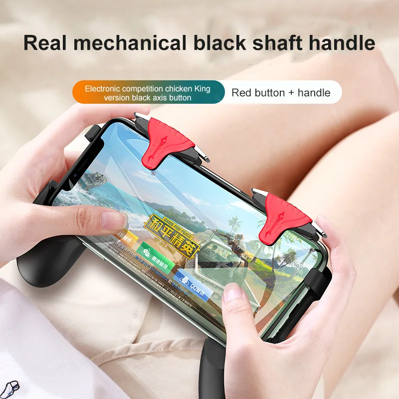 

New PUBG Mobile Game Controller Gamepad Trigger Aim Shoot Button L1R1 Shooter Joystick For IPhone Xiaomi Samsung Android Ios