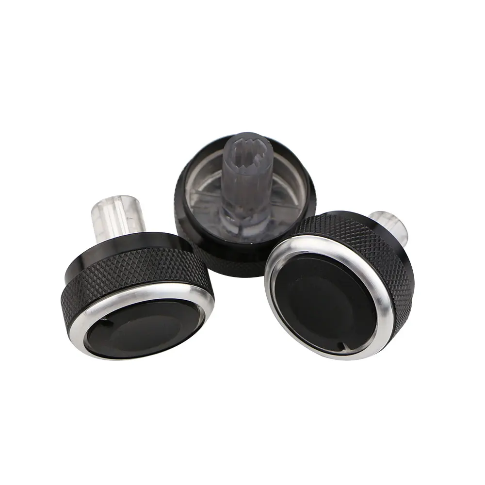 

Ручка кондиционера из алюминиевого сплава для Nissan Qashqai 2012 3 шт./компл., регулятор переменного тока, кнопка управления нагревом, Ручка автомобильный Стайлинг