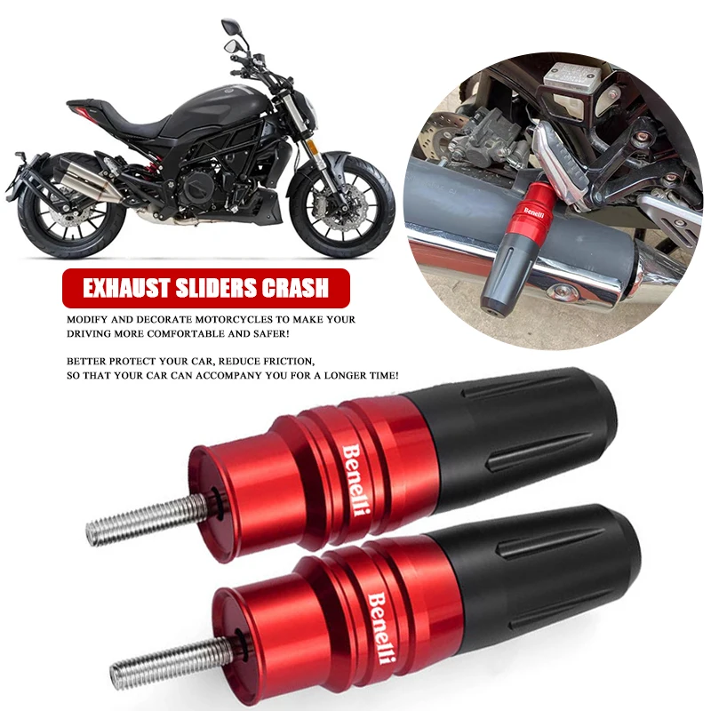 

For Benelli TRK 502 leoncino 500 250 TNT600 TNT 300 600 BJ500 BJ250 BN600 BN300 Motorcycle Exhaust Crash Pad Falling Protector