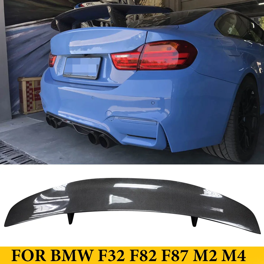 

For BMW M2 M4 F32 F87 F82 Carbon Fiber Rear Trunk Lip Boot Wing PSM Rear Spoiler Auto Tuning