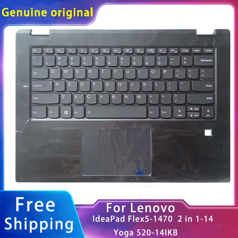 

Новинка для Lenovo Ideapad Flex5-1470 2 In1-14 Yoga 520-14IKB запасные аксессуары для ноутбука клавиатура с подсветкой