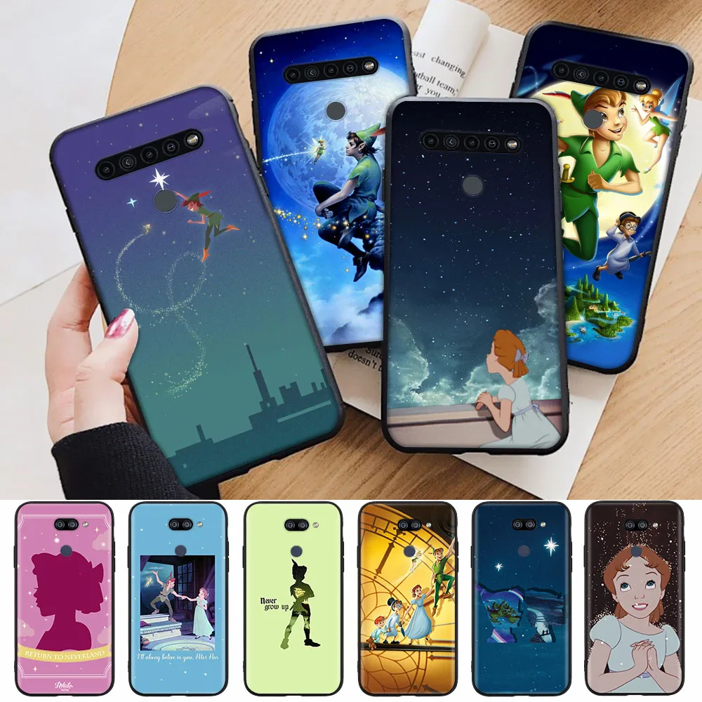 

Black Case for iPhone 5 5S SE 6 6S 7 8 Mini 12 11 Pro XR Max Peter Pan