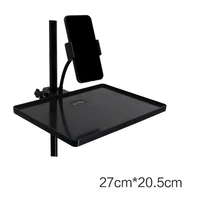 microphone stand soundcard tray for live tripod bracket phone holder clamp singing practice live tool microphone stand tray