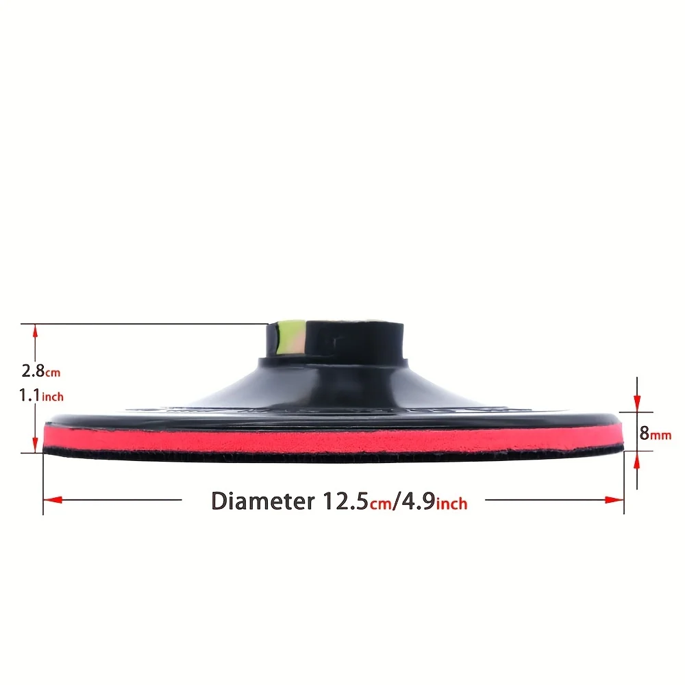 5-дюймовая полировальная Подушечка M14 5/8-11 резьбовой адаптер смоляный диск для