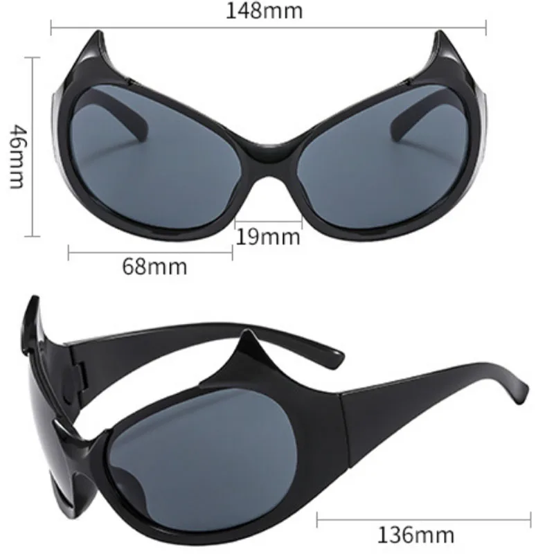 Солнцезащитные очки кошачий глаз UV400