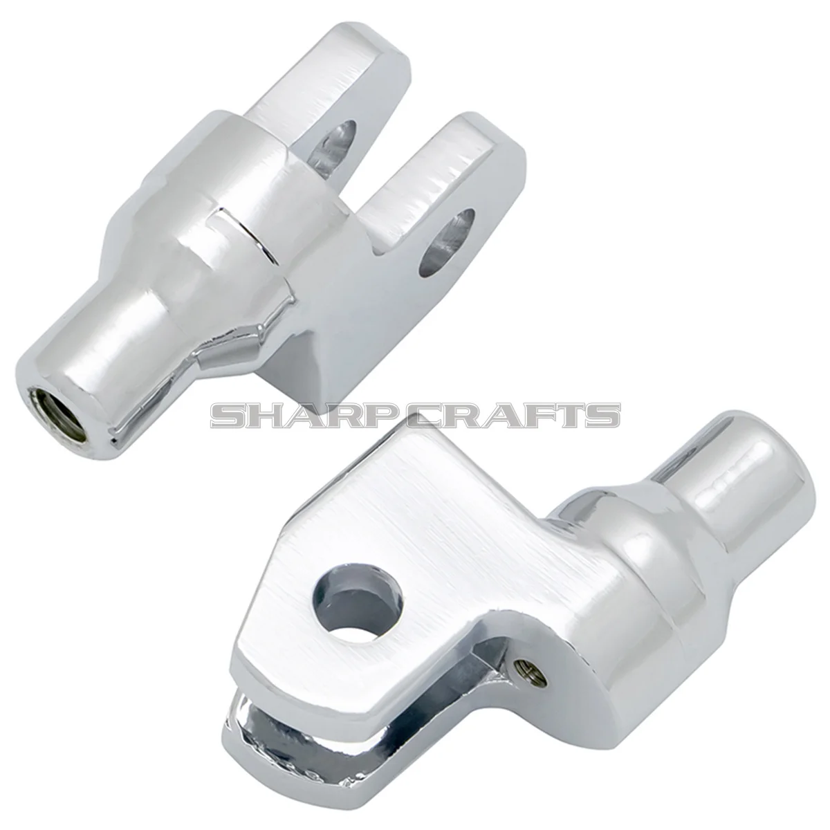 Фото Для Yamaha V-Star 1100 600 V-Max Virage XV750 XV1100 Stryker Bolt XV950: адаптеры крепления передних подножек для шоссейных подножек. №4