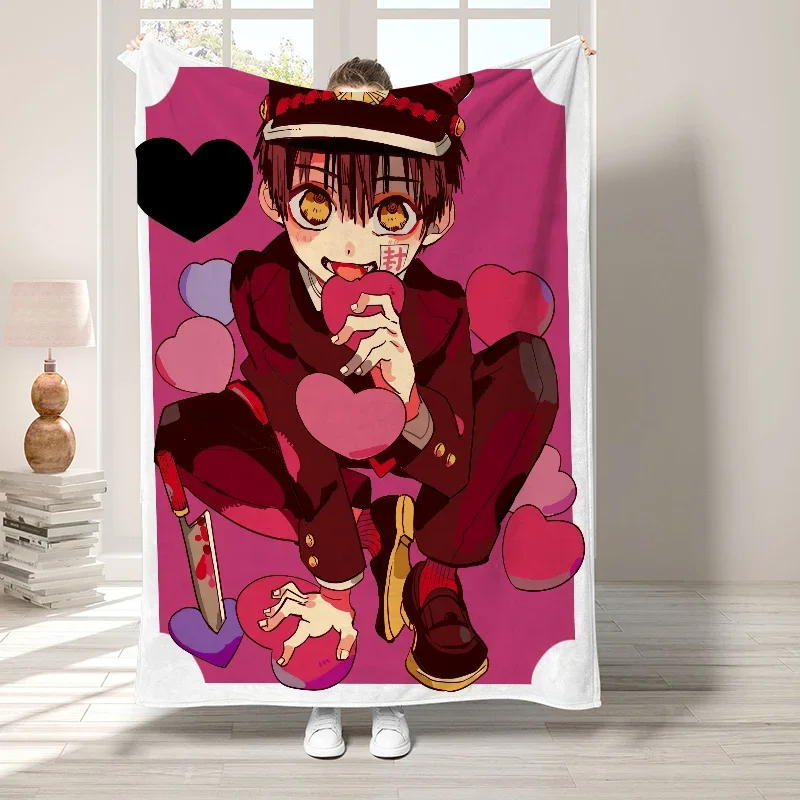 Плюшевое Коралловое Флисовое Одеяло В Стиле Бохо H-hanako Kun Декоративное Из Мягкого