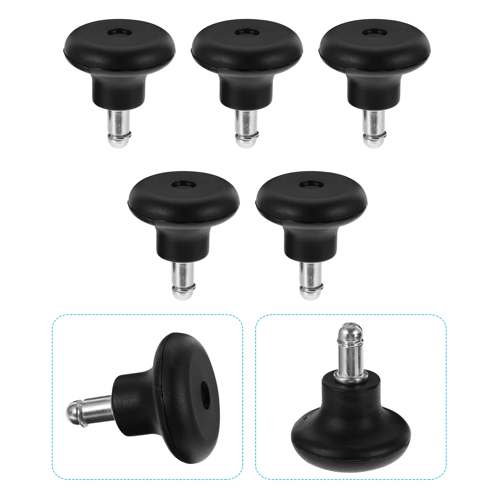 

Chair Glides Office Replacement Bell Wheels Casters Caster Wheel Furniture Swivel Stool Desk High Profile Glide Pad Fixed Carpet