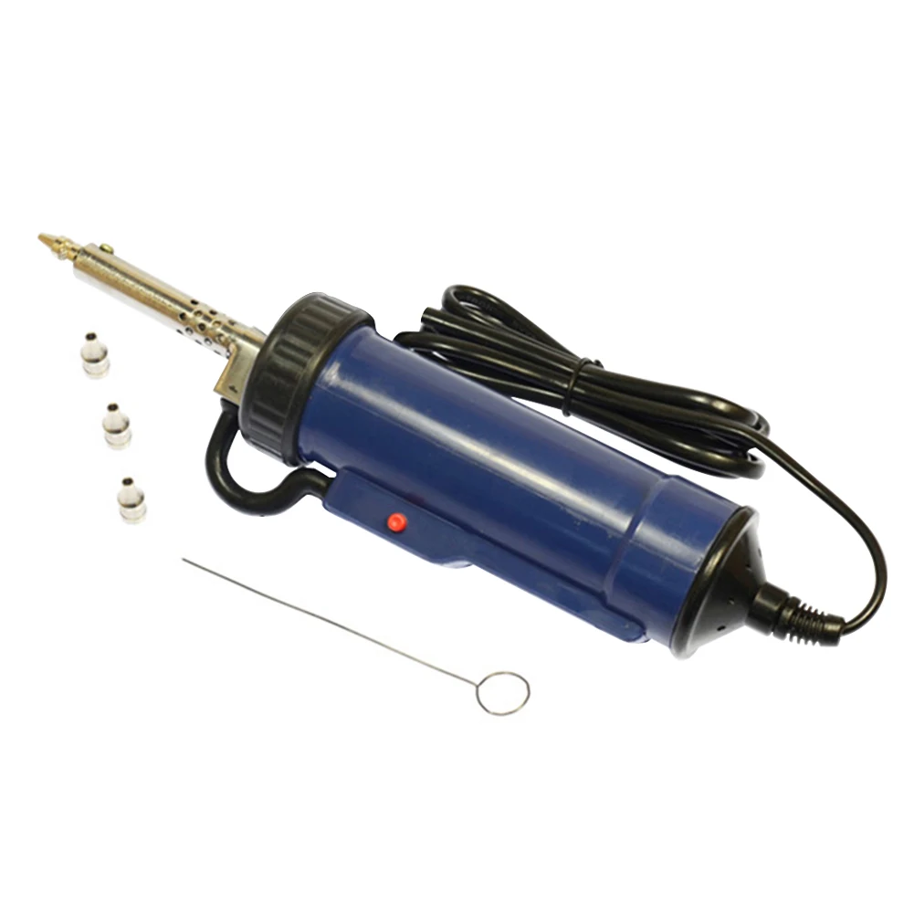 

EU Plug Automatic Electric Vacuum Solder Sucker Portable Soldering Tin Removal Pump With 3 Suction Nozzle Desoldering Machine