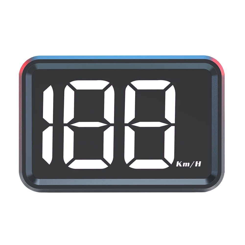 Gps Hud Цифровой Спидометр Km/mph Проекционный Дисплей Большой Шрифт Автомобильный