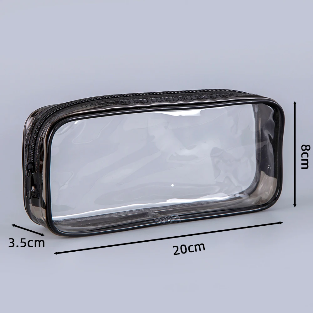 Прозрачная водонепроницаемая косметичка из ПВХ