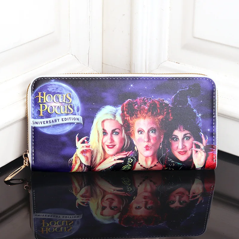 Мультяшный Кошмар перед Рождеством Джек Скеллингтона ПУ кошелек