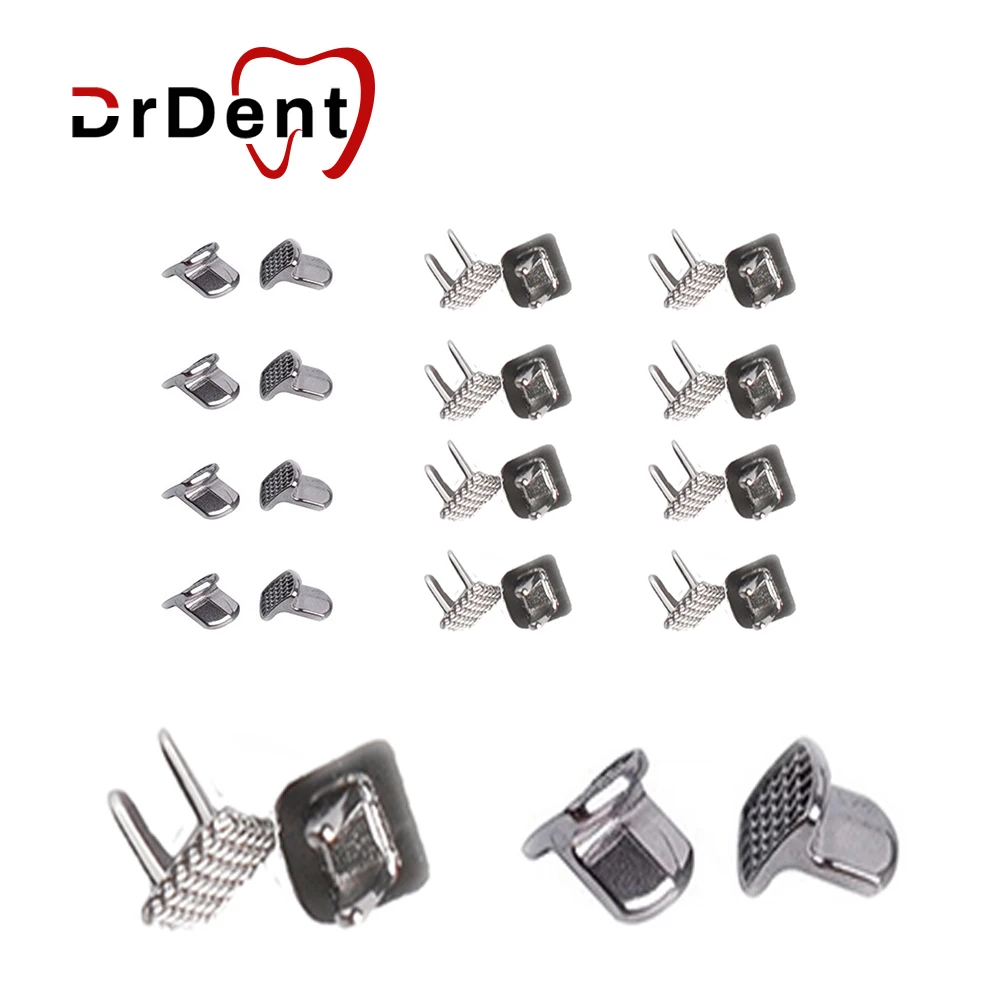 

Drdent Orthodontic Tongue Tamer 10PCS/Bag Orthodontics Metal Dental Bite Opener Bondable Hinge Monoblock Metal Rect Mesh