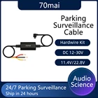 Кабель видеонаблюдения 70mai для парковки, камера для приборной панели 70 mai 4K, широкая камера PRO Plus, комплект из жесткого провода A500, 24 часа, монитор парковки
