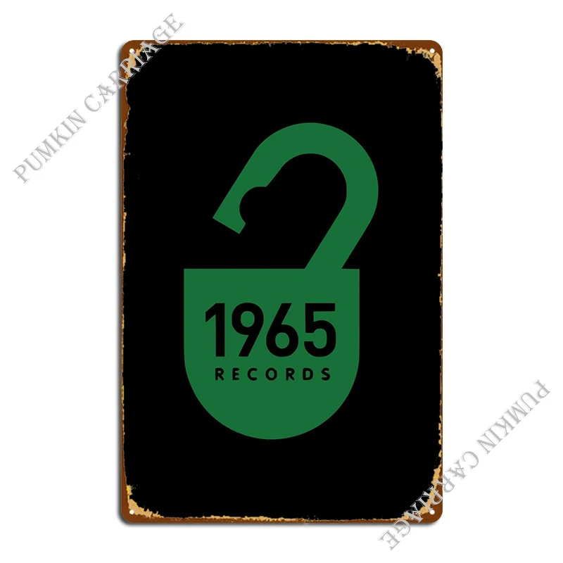 Records Metal Sign Garage Garage Kitchen Wall Decor Tin Sign Poster