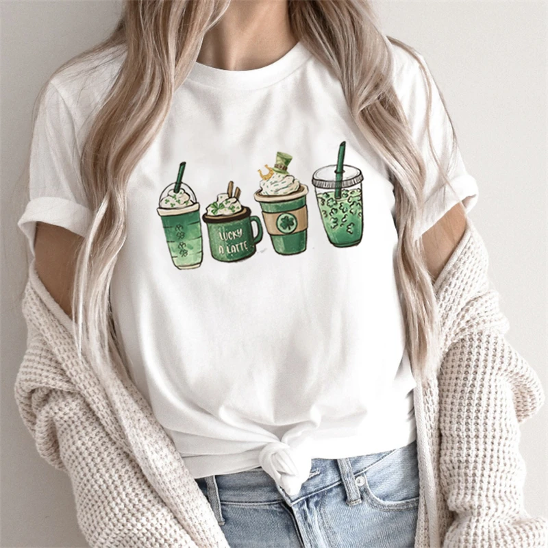 

Coffee T Shirt Women Kawaii Harajuku Ullzang Cute Drink T-shirt Funny Cartoon Graphic Tshirt 90s Fashion Top Tees Female Tshirt