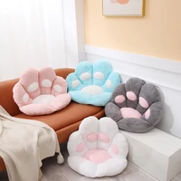 armchair seat cat paw cushion for office dinning chair desk seat backrest pillow office seats massage cat paw cushion cartoons