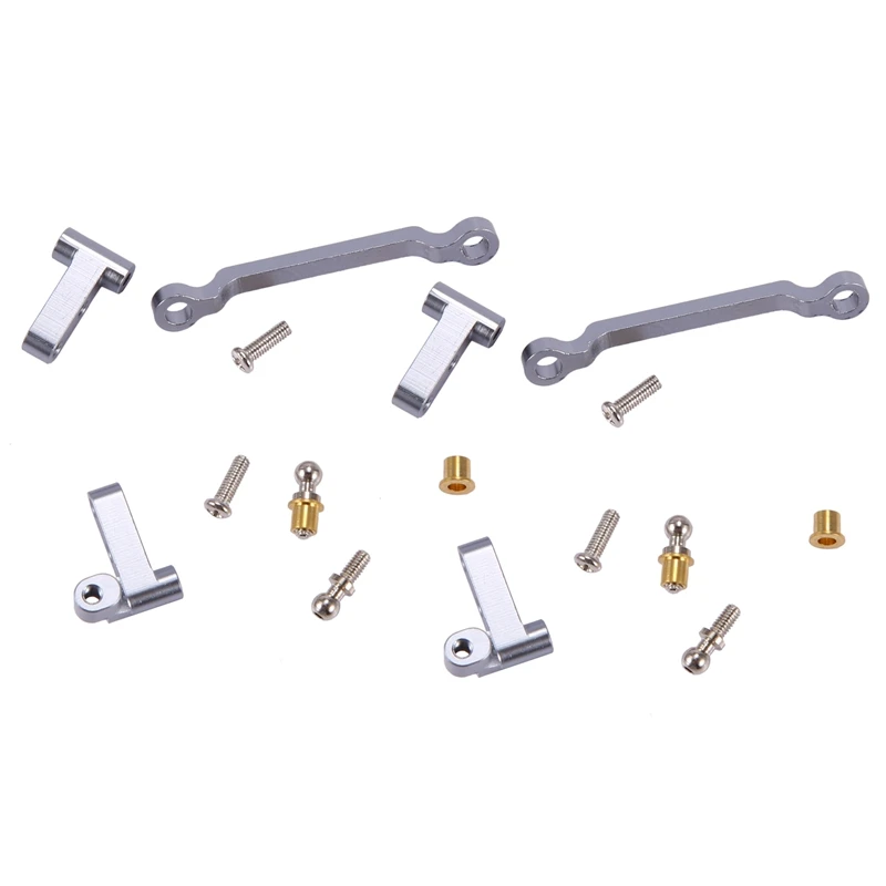 

2 Pcs Metal Upgrad Steering Cylinder Mounting Block For Wltoys A949 A959-B A979-B A969,Grey