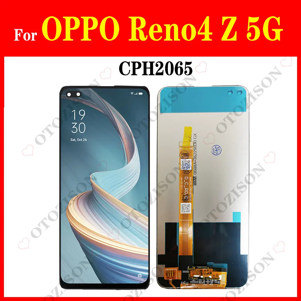 ЖК-дисплей с рамкой для OPPO Reno 4z CPH2065, 6,57 дюйма