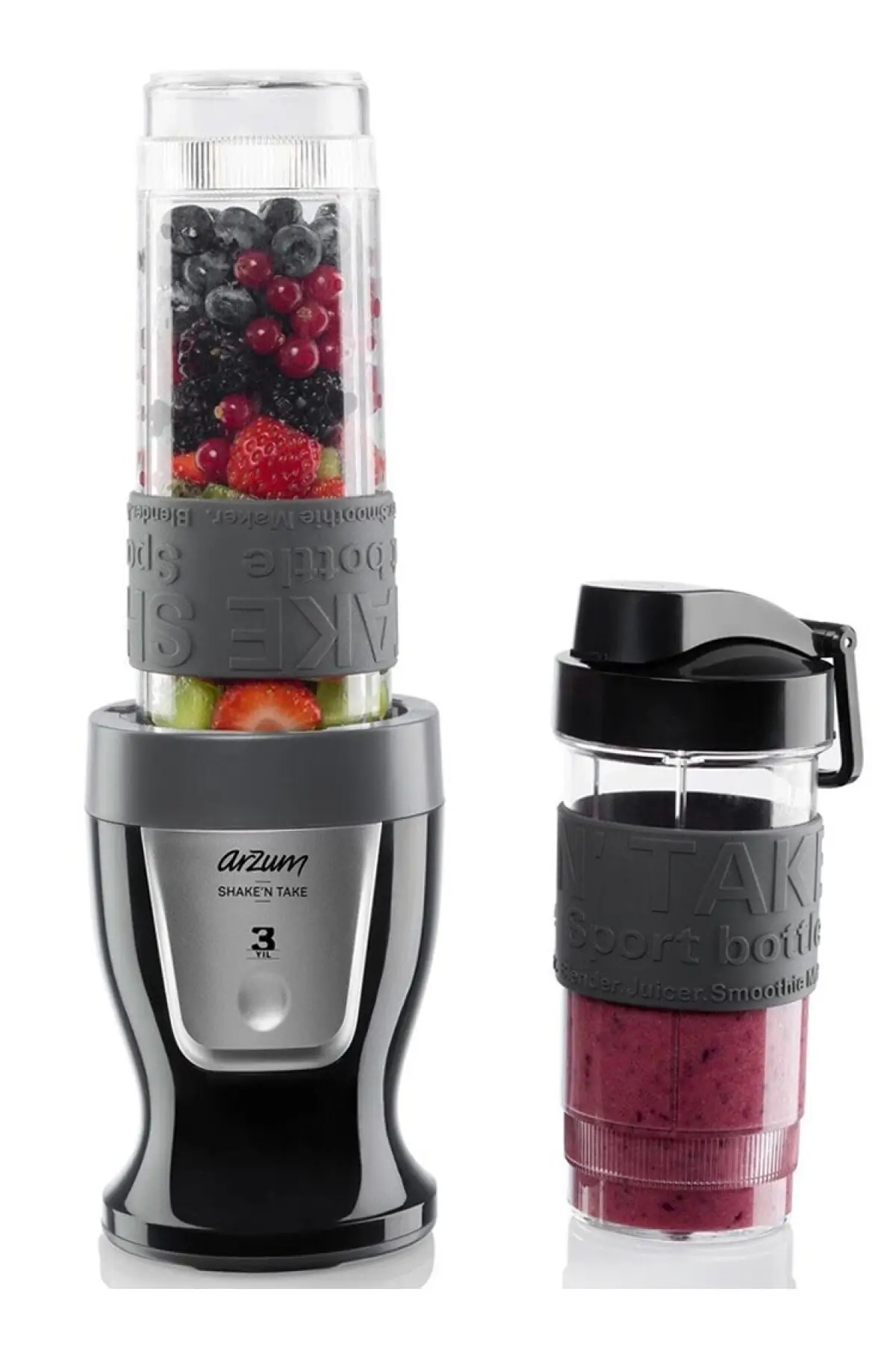 

Shake AND Take Personal Smoothie Blender Fruit Slicer Chopper Food Processor 300 W Ar1032