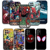 marvel spiderman phone cases for samsung galaxy s20 fe s20 lite s8 plus s9 plus s10 s10e s10 lite m11 m12 soft tpu coque