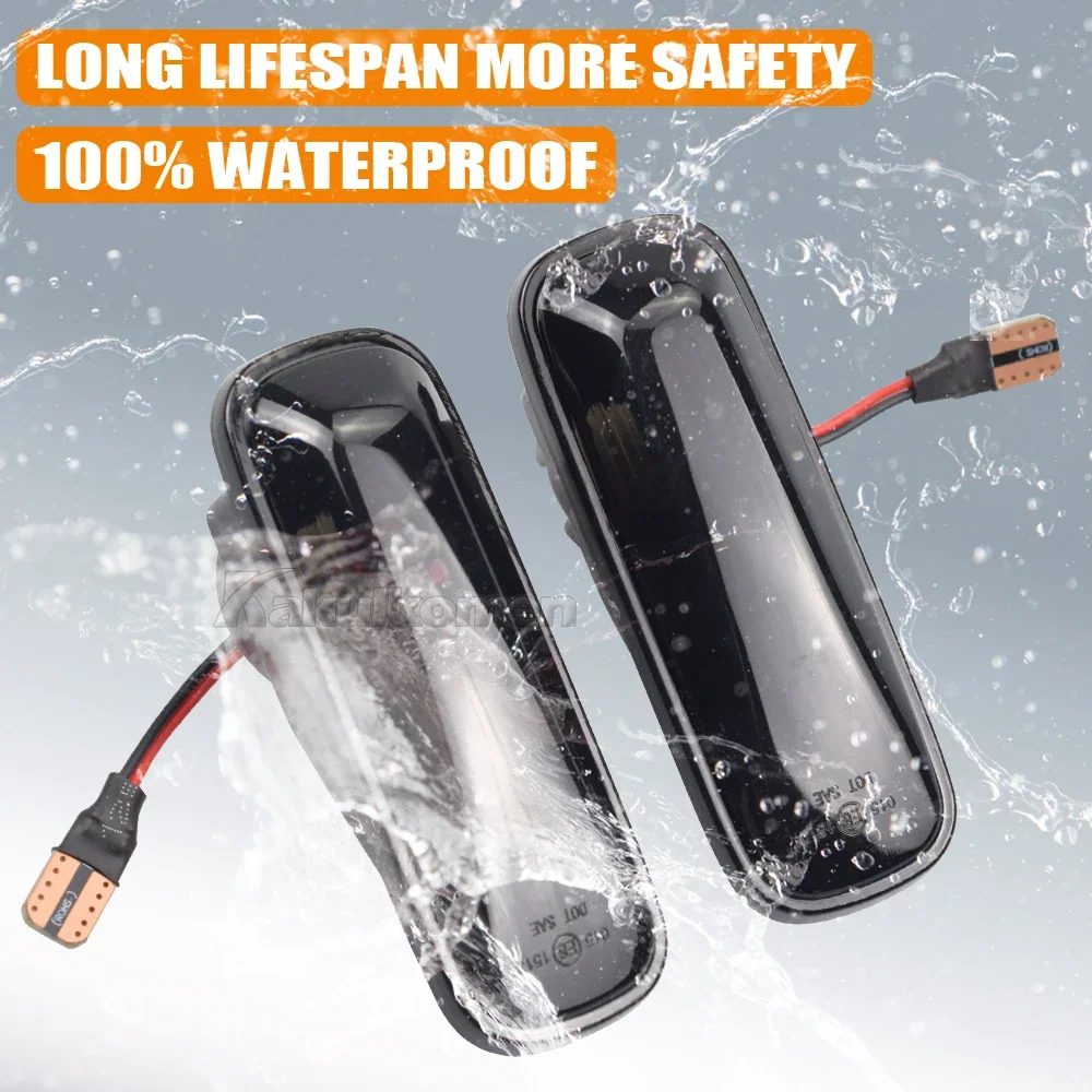 Динамические светодиодные боковые габаритные указатели поворота для Honda Civic EK 2/3/4